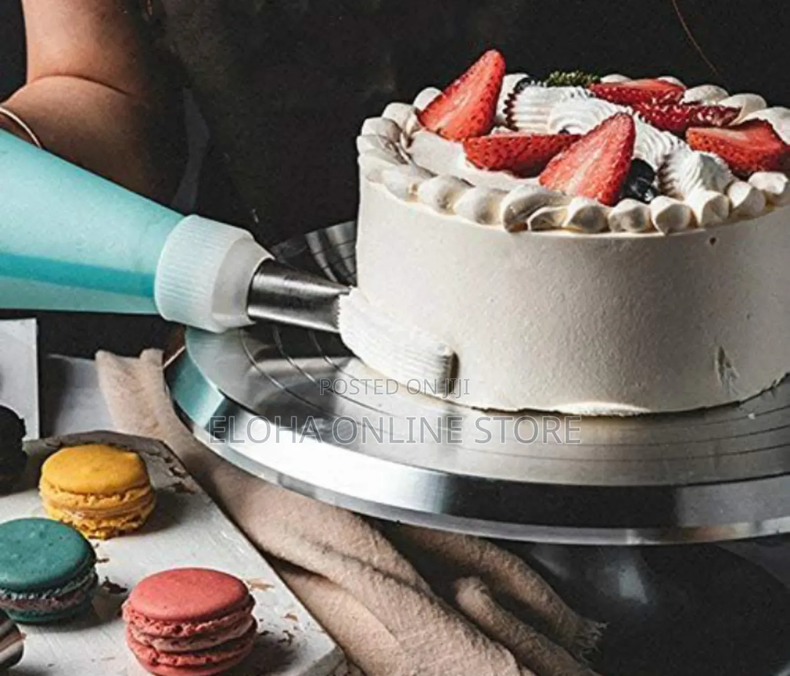 12 Inch Rotating Cake Decorating Revolving Stand Turntable