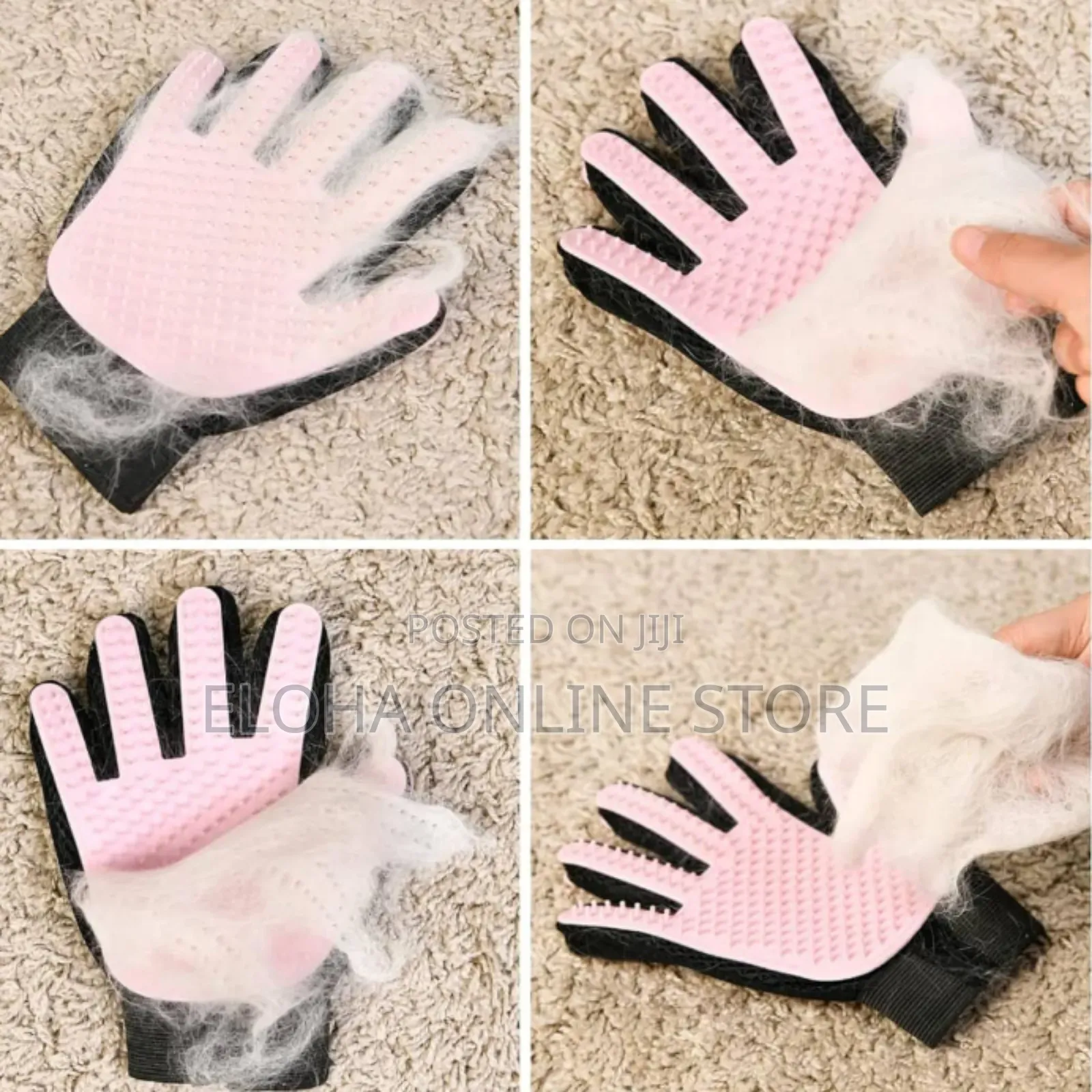 Dog and Cat Hair Hair Grooming and Bathing Glove