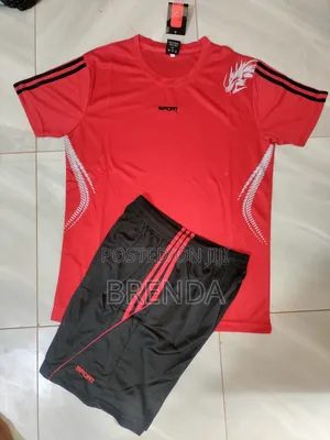 Brand New Red and Black Soccer Jerseys