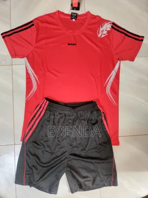 Brand New Red and Black Soccer Jerseys