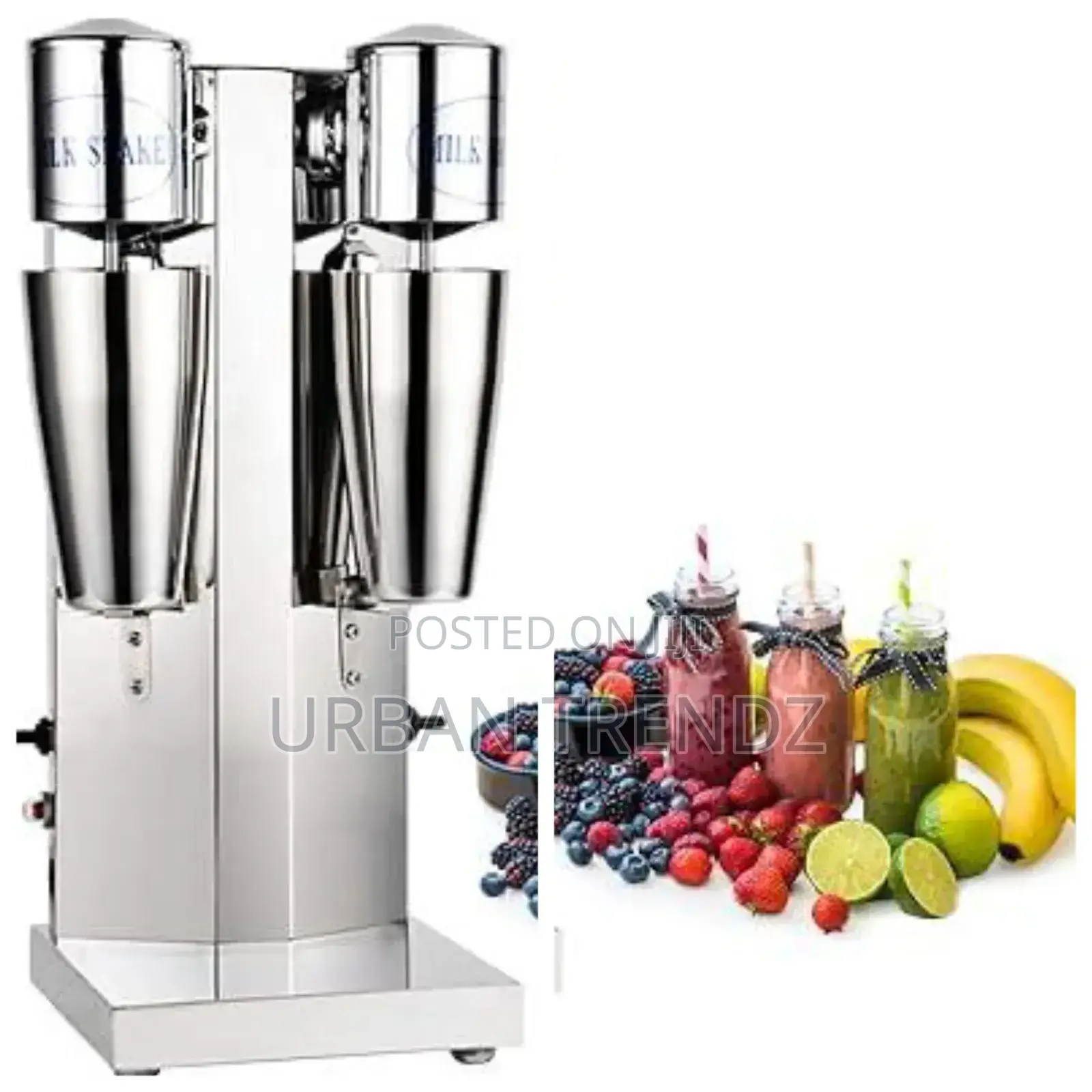 Commercial Electric Double-Head Milkshake Maker.
