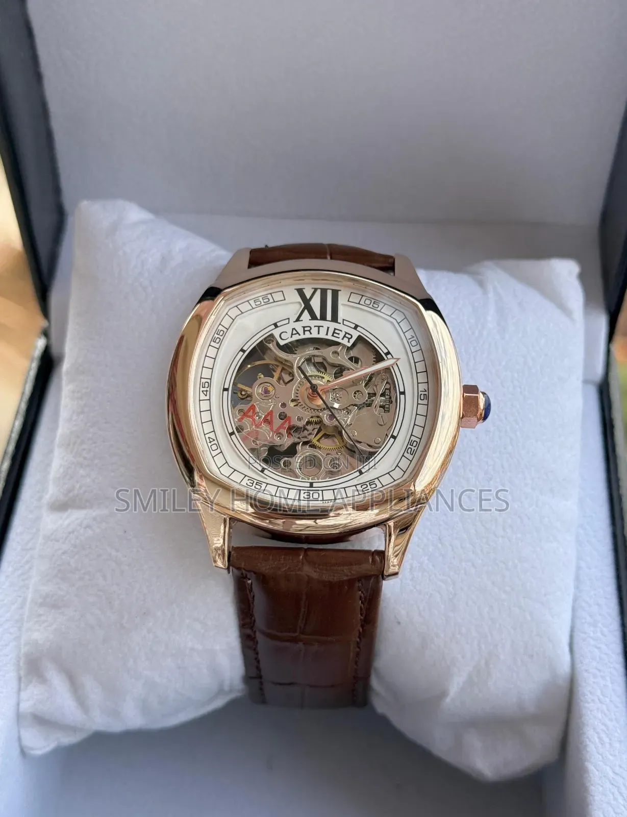 Men's Original Cartier Wrist Time Piece at Discount Sale
