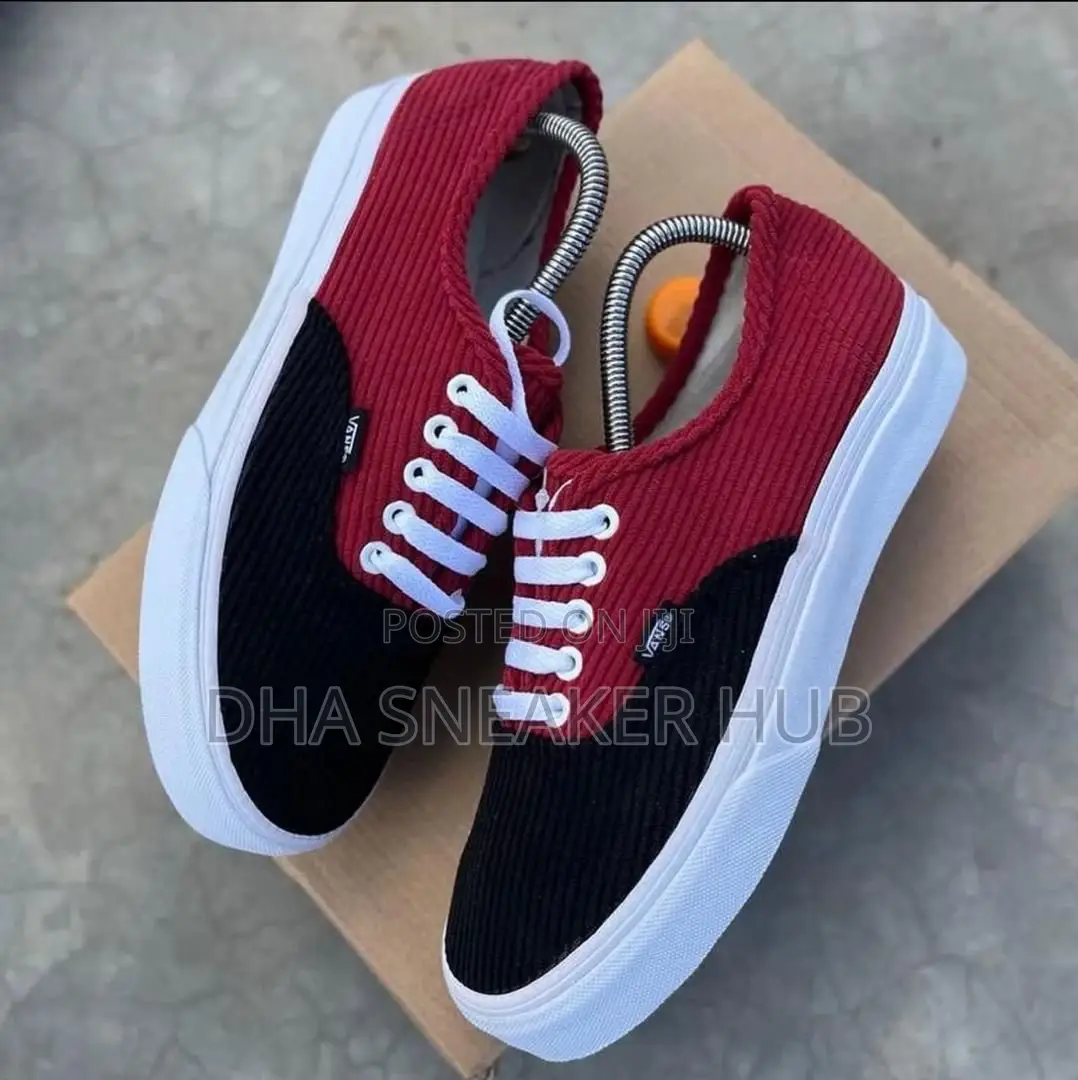 Vans New Black, Maroon White