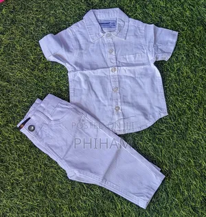 Kids /Boys White Shirt and Trouser