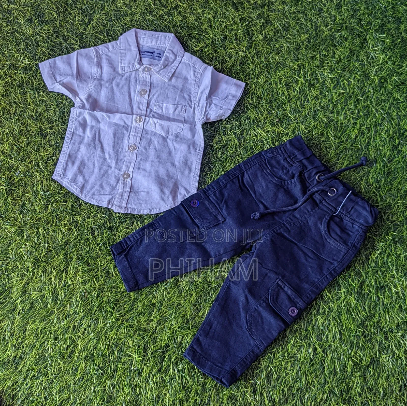 Kids /Boys White Shirt and Trouser