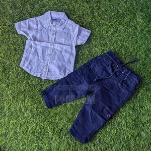 Kids /Boys White Shirt and Trouser