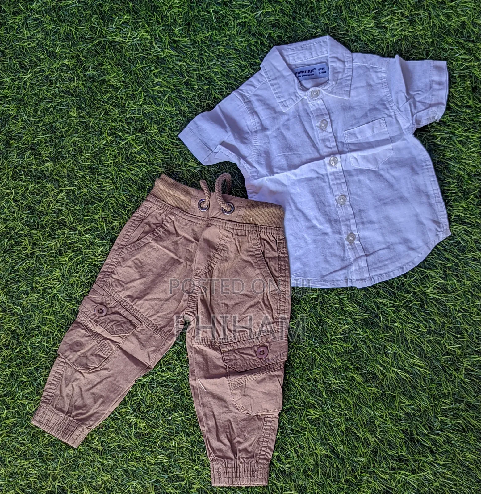 Kids /Boys White Shirt and Trouser