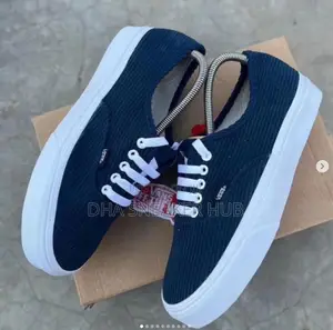 Vans New Navy Blue, White