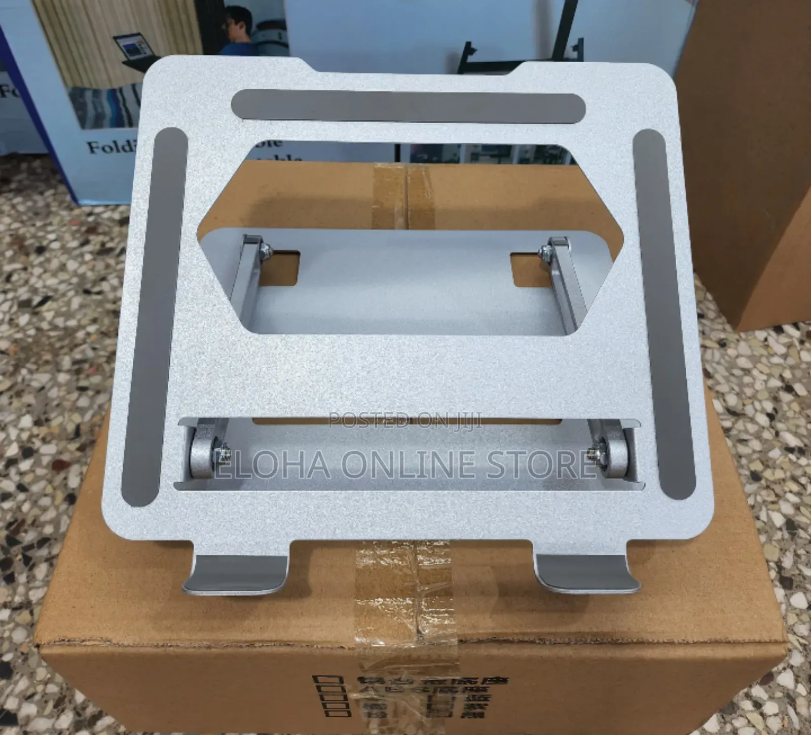 Ergonomic Laptop Stand – Silver