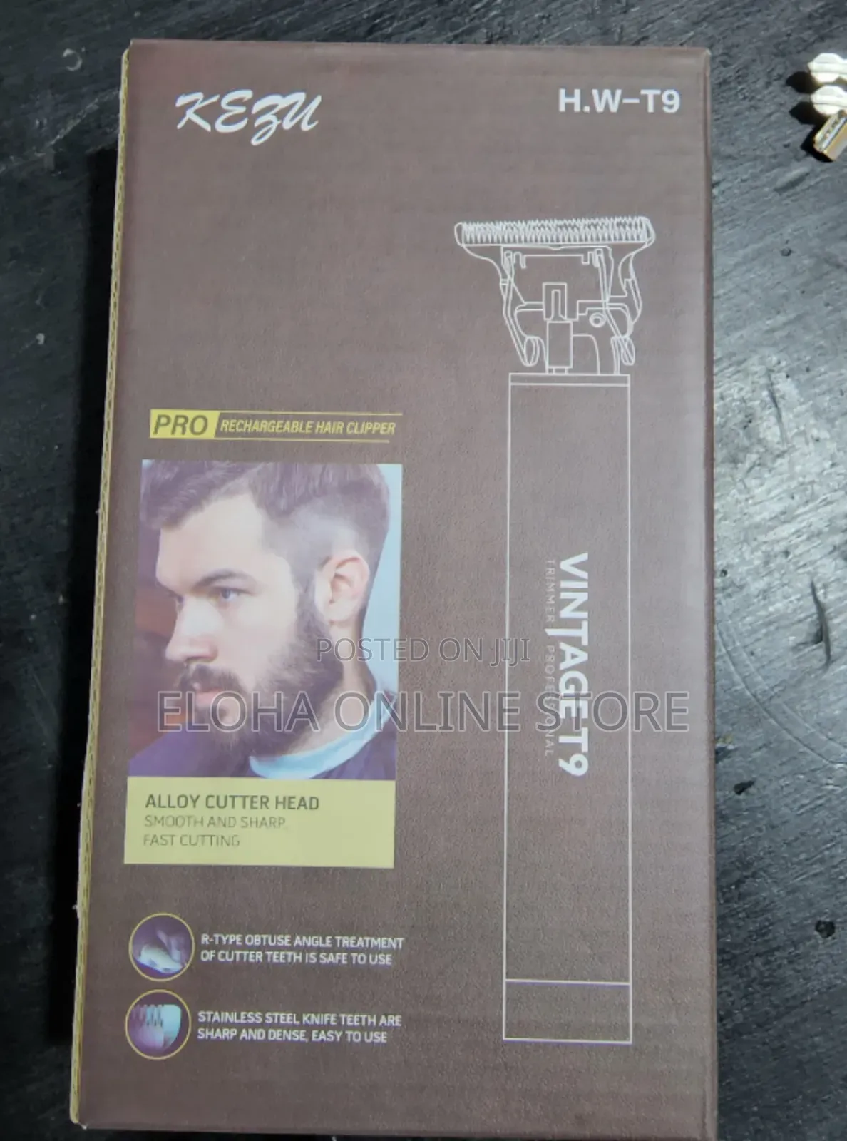 Stainless Steel Waterproof Shaving Clipper Gold