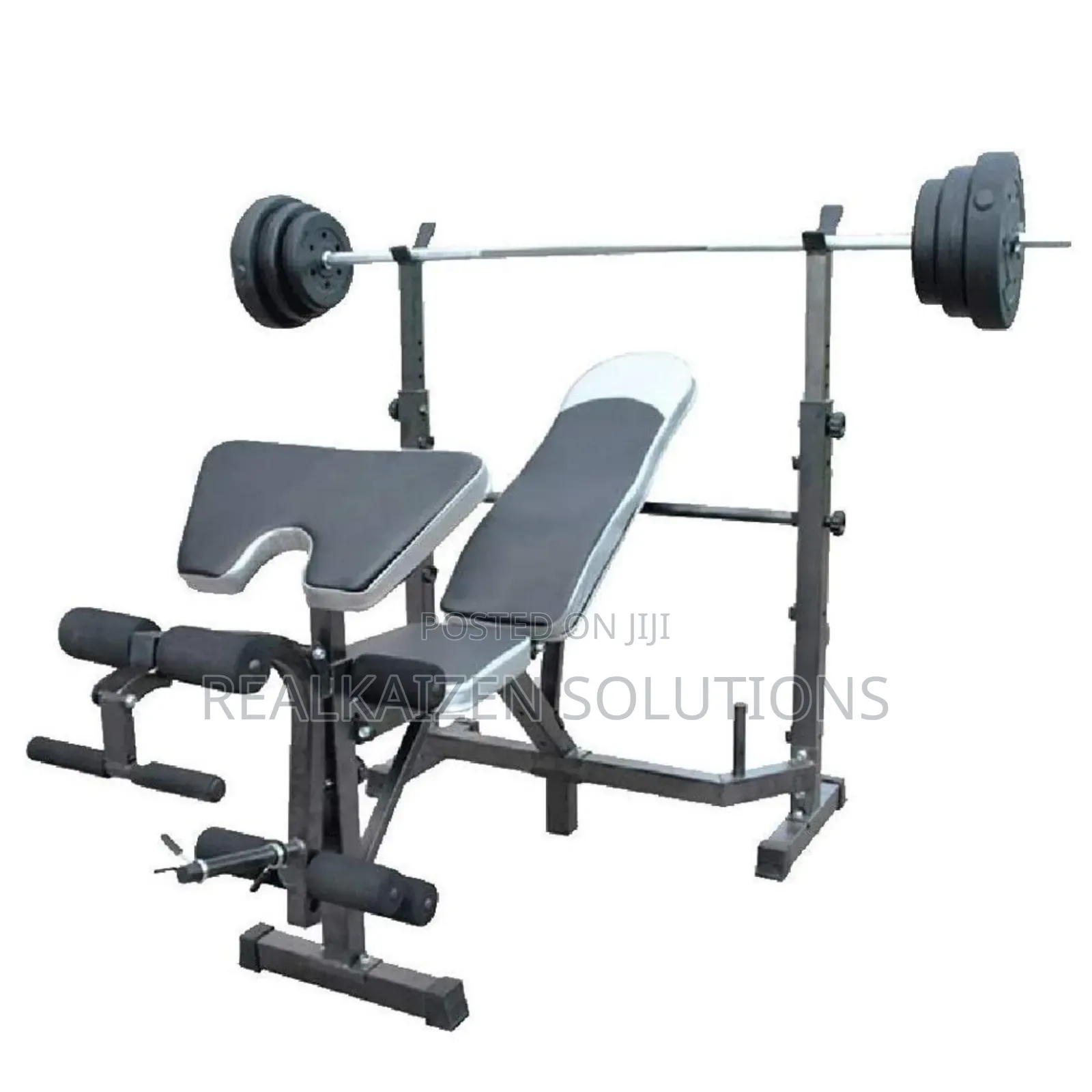 Multifunctional Weight Rack Strength Training Fitness Bench