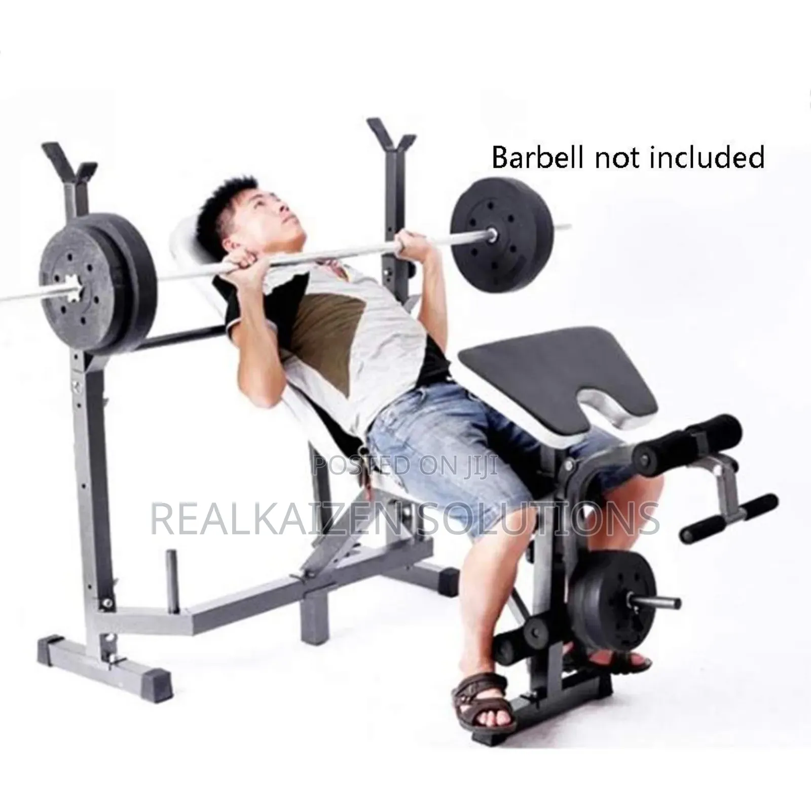 Multifunctional Weight Rack Strength Training Fitness Bench