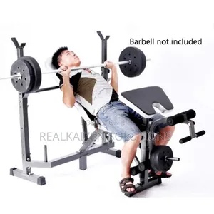 Multifunctional Weight Rack Strength Training Fitness Bench