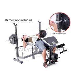 Multifunctional Weight Rack Strength Training Fitness Bench