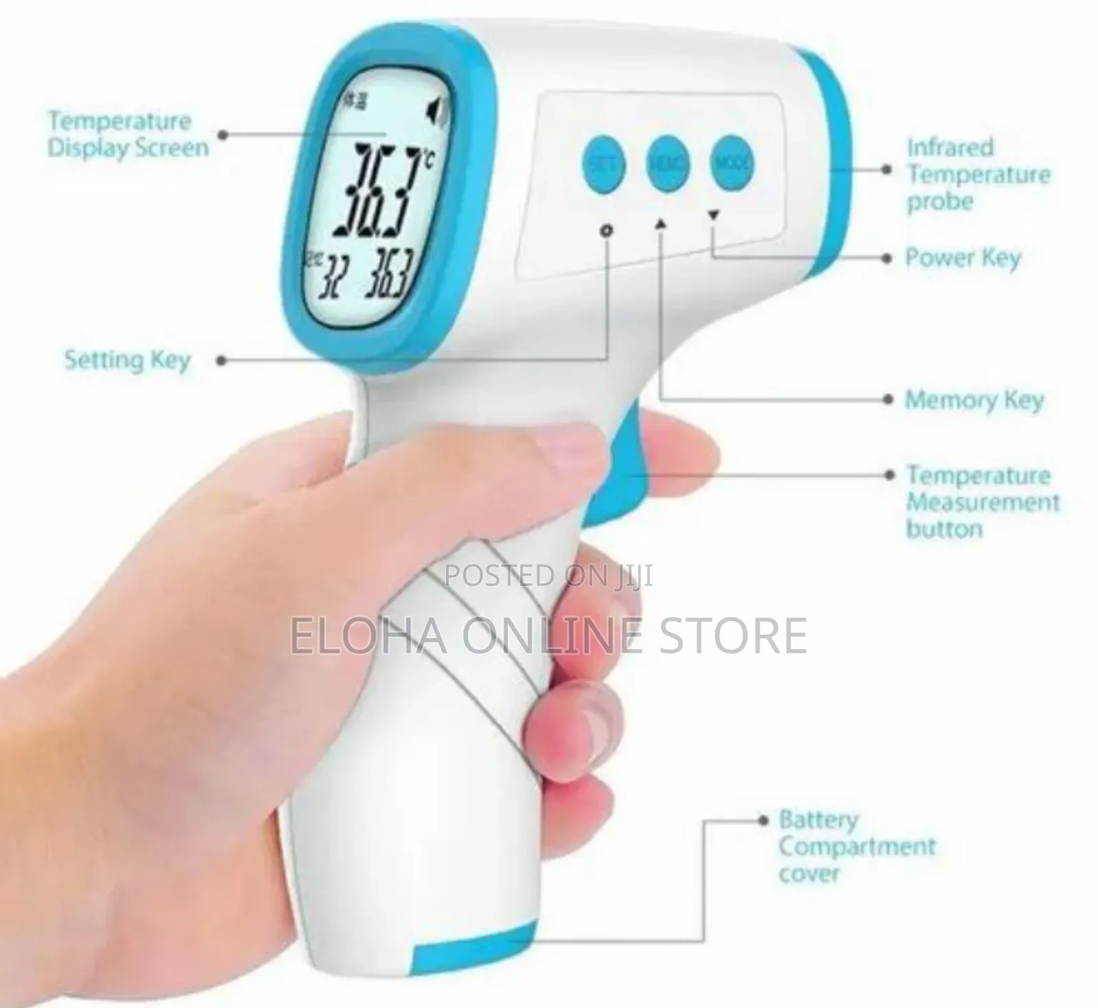Digital Infrared Thermometer - (Ck-T1501)