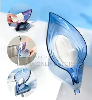 Sulfar Leaf Shape Self Draining Bathroom Soap Holder/Dish