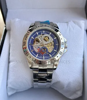 Men's Original Mechanic Silver Wrist Time Piece at Discount