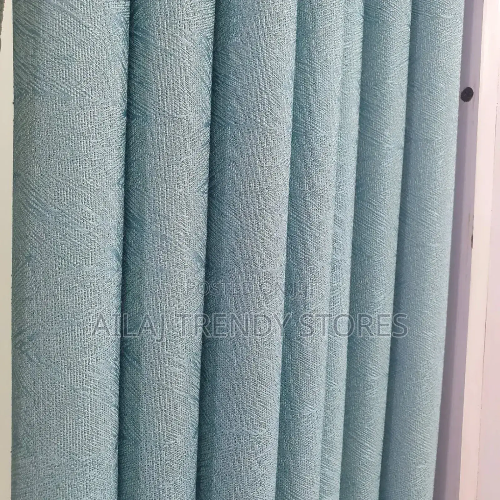 Blue Luxurious Curtains Per Finished Metre