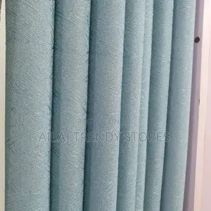 Blue Luxurious Curtains Per Finished Metre