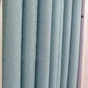 Blue Luxurious Curtains Per Finished Metre