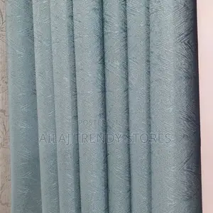 Blue Luxurious Curtains Per Finished Metre