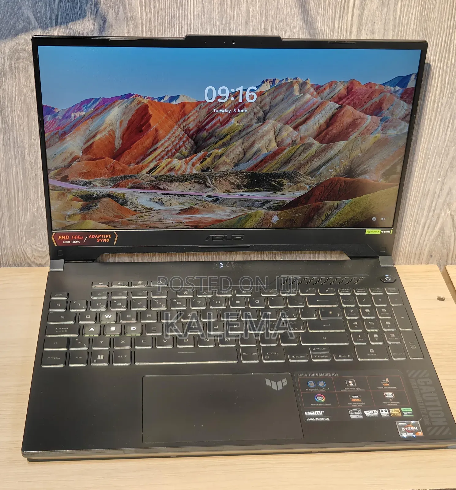Laptop Asus TUF Gaming A15 16GB AMD Ryzen 7 SSD 512GB