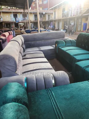 L Sofa Mega Size Green
