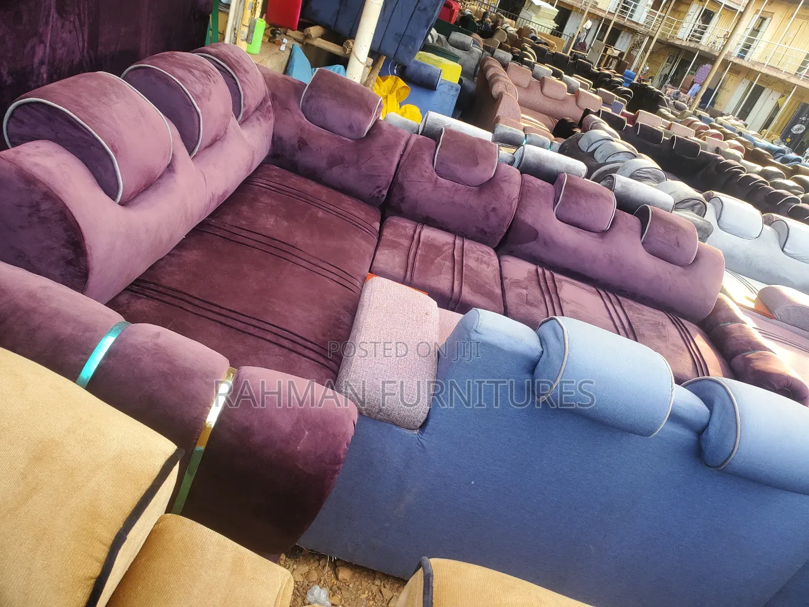 L Sofa Dark Green