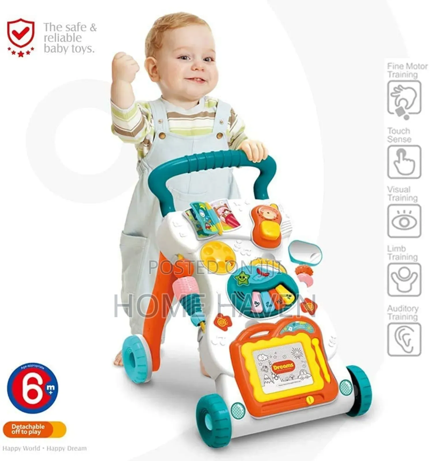 Baby Sit-to-Stand Learning Music Walker