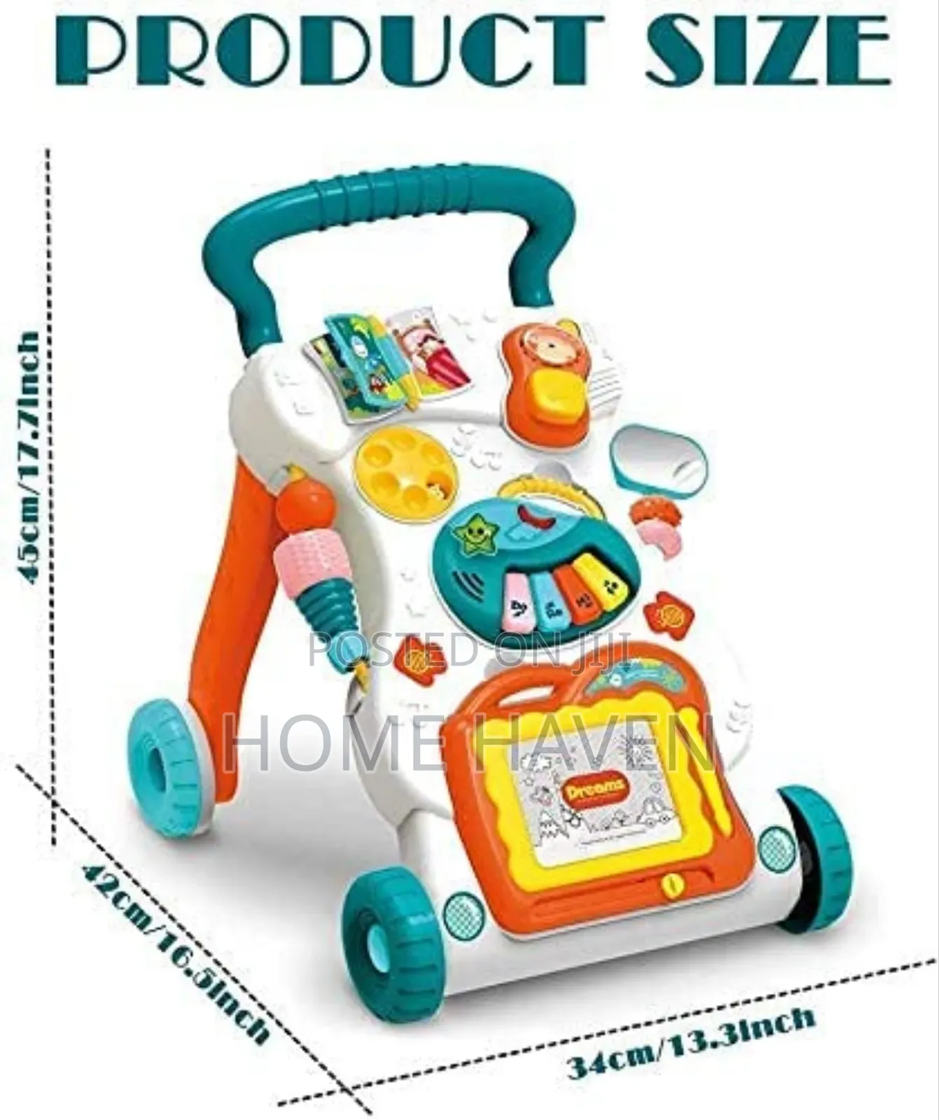 Baby Sit-to-Stand Learning Music Walker