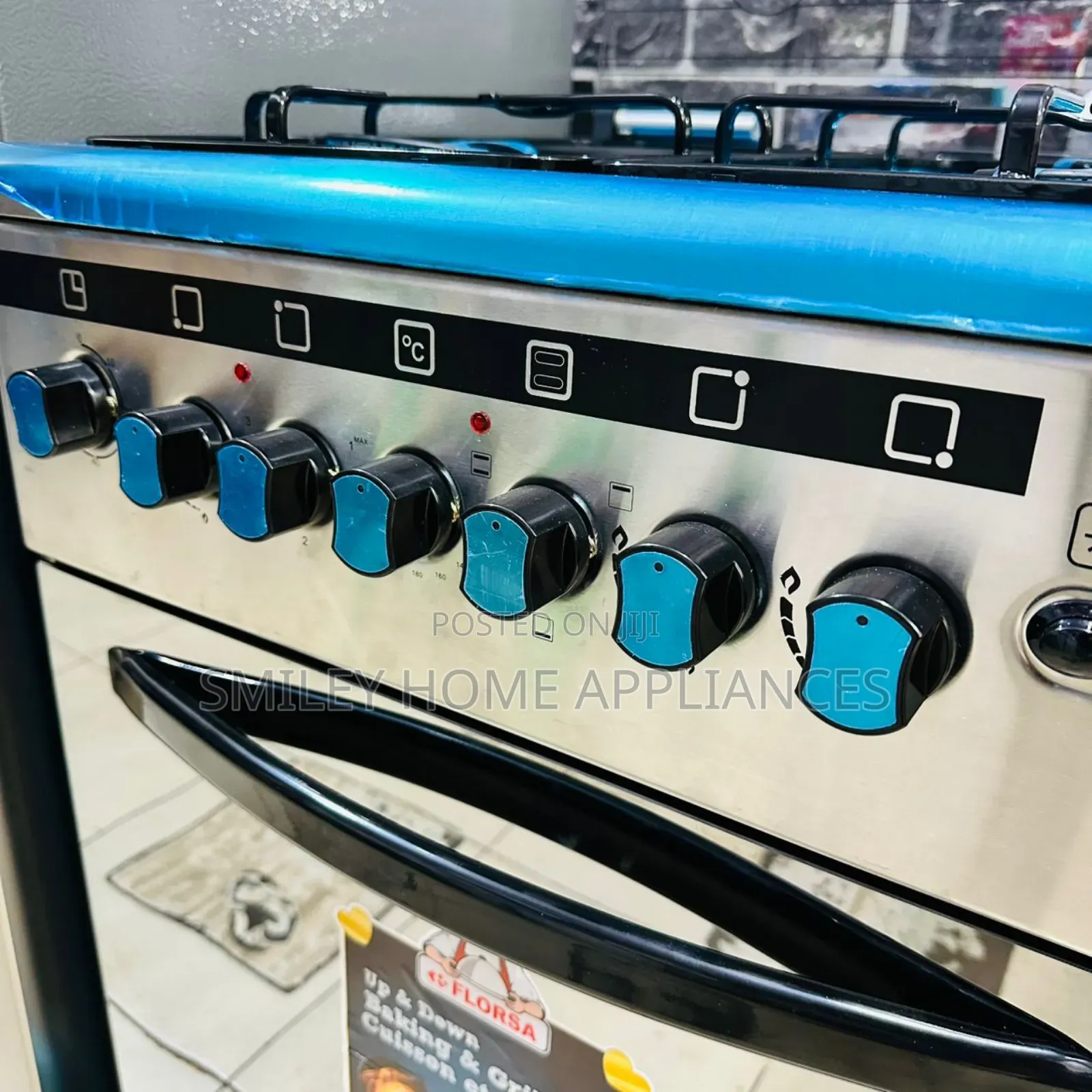 60cm * 60cm Stainless Steel Florsa Cooker With Electric Oven
