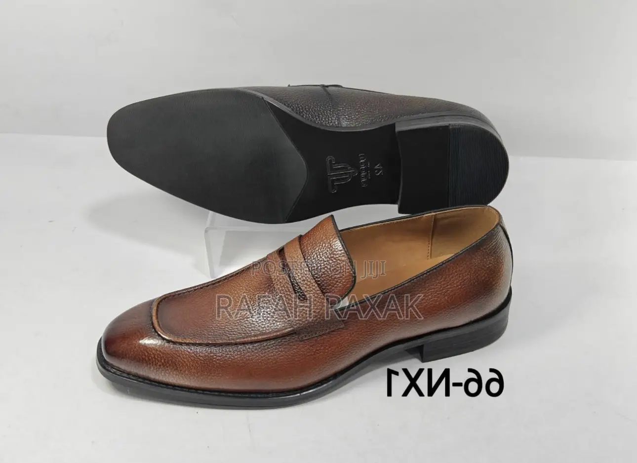 Original Classy Men’S Brown Taads Gentle Leather Loafers