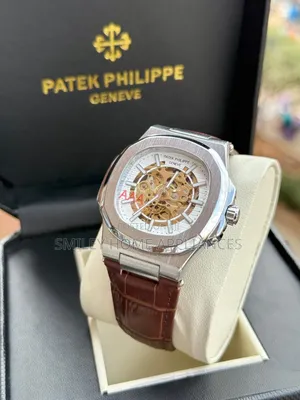 Patek Philippe Leather Strapped Men's Original Time Piece