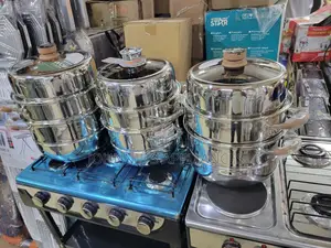 Multi -Function Timer Food Steamer 3tiers