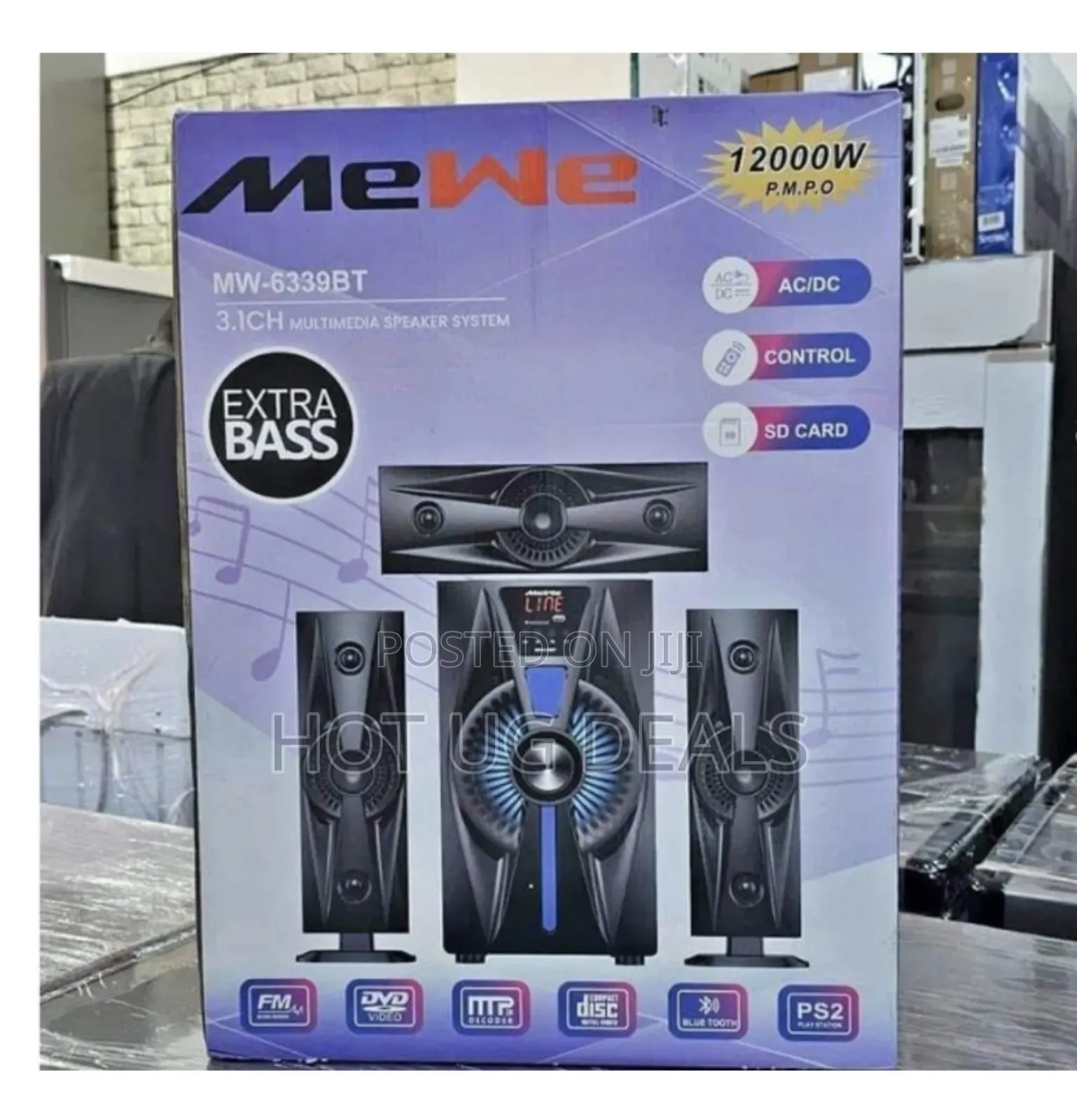 Mewe 3.1ch Multimedia Speaker Syestem, Woofers