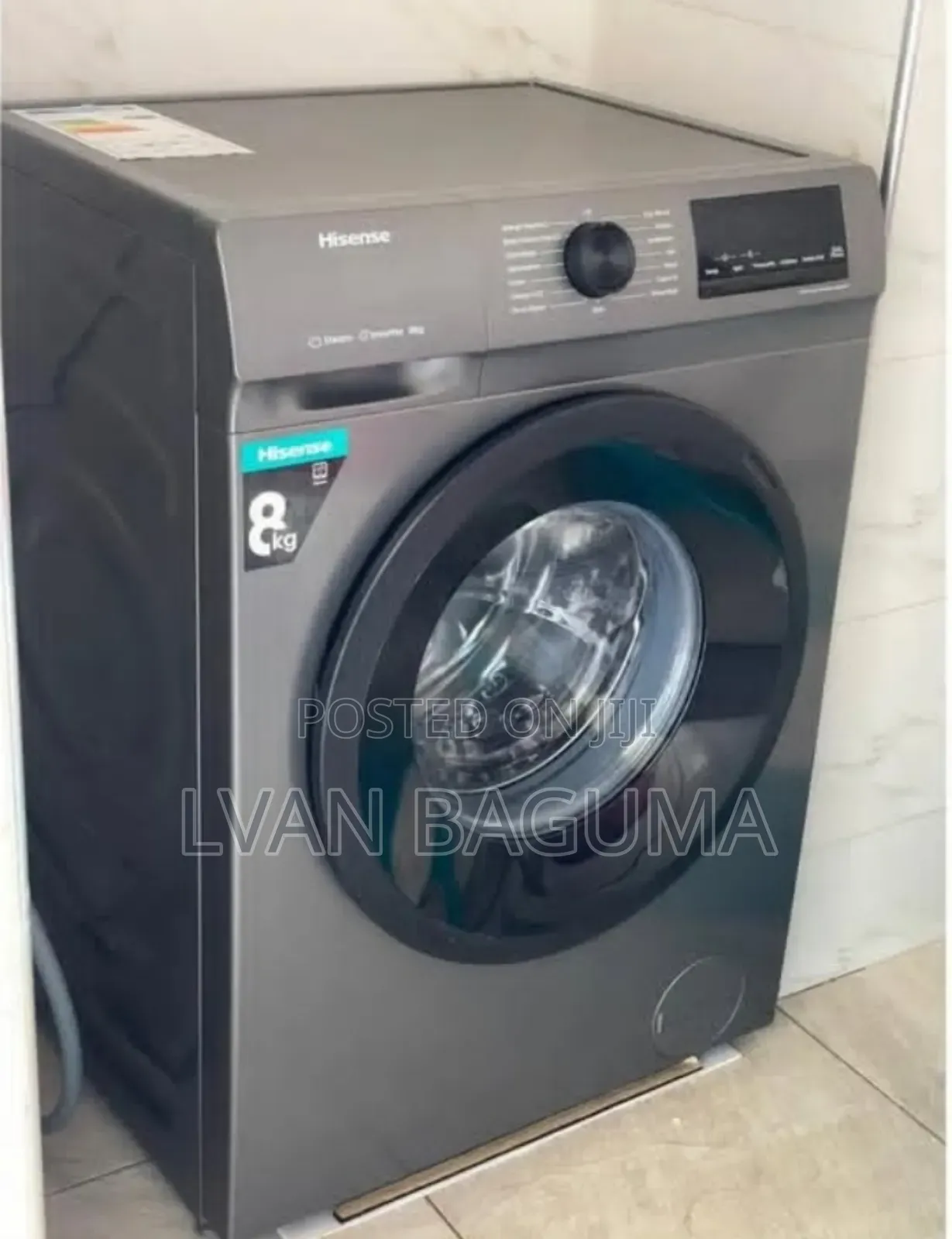 Hisense 8 KGS Washing Machine Front Loader - 3 Yrs Warranty