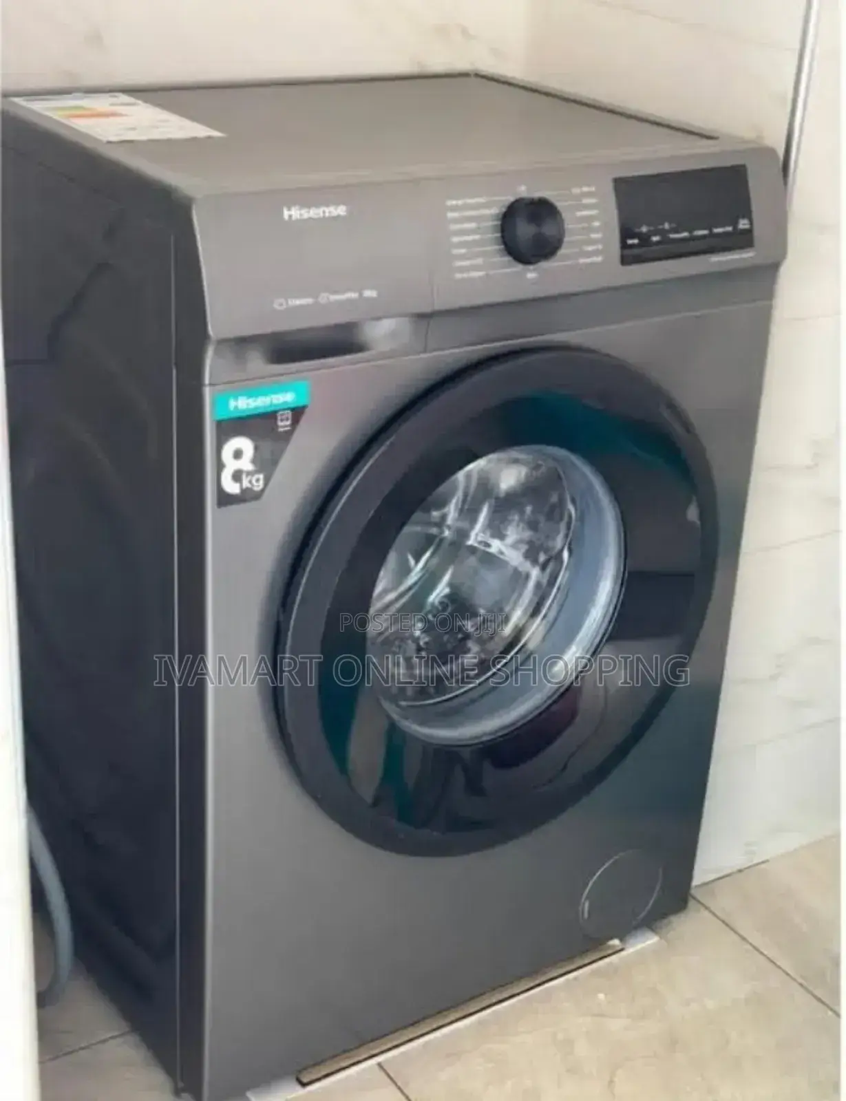 Hisense 8 KGS Washing Machine Front Loader - 3 Yrs Warranty