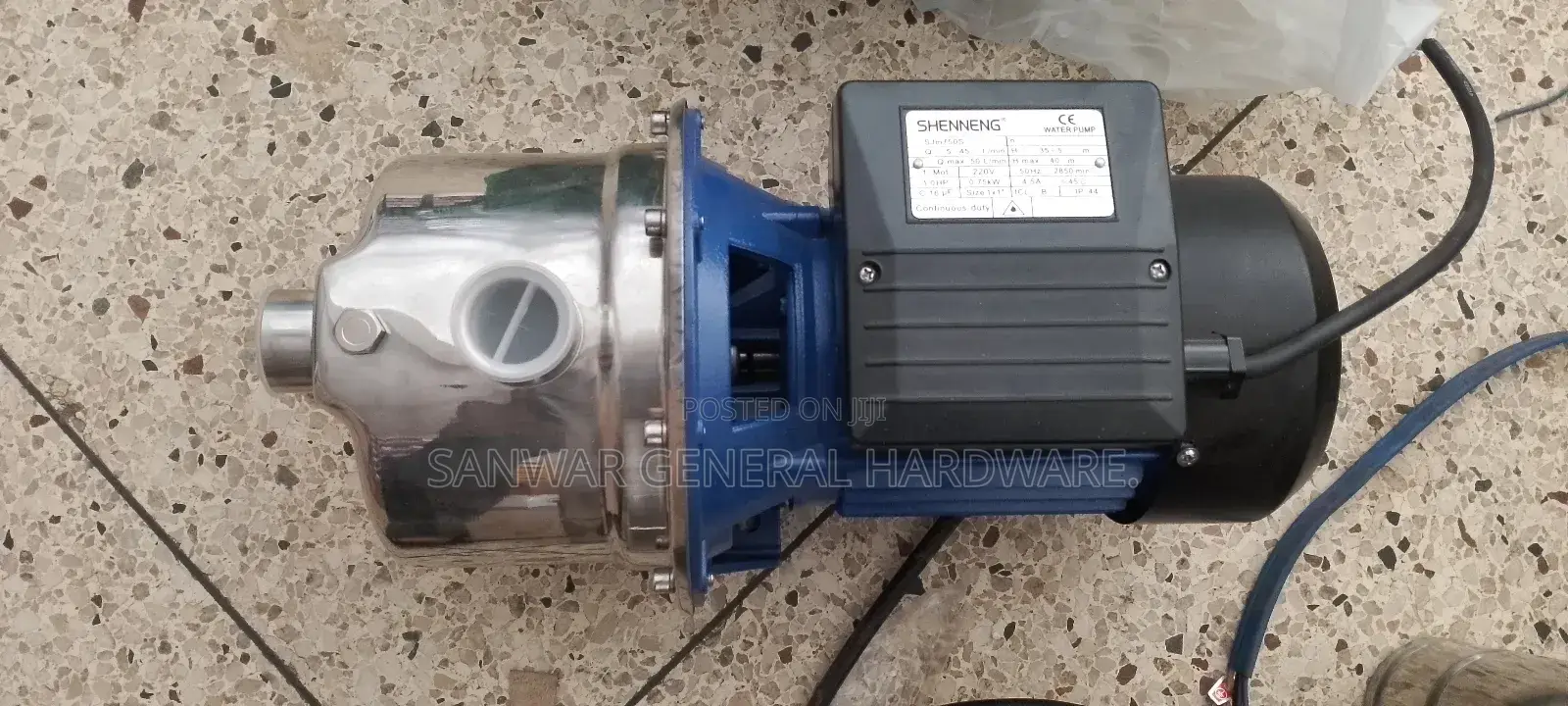 Stainless Steel Surface Pumps(1hp) Hot Water and Juice.