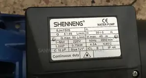 Stainless Steel Surface Pumps(1hp) Hot Water and Juice.