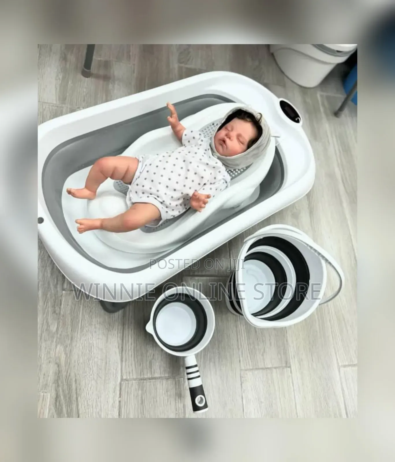 4pcs Foldable Baby Basin