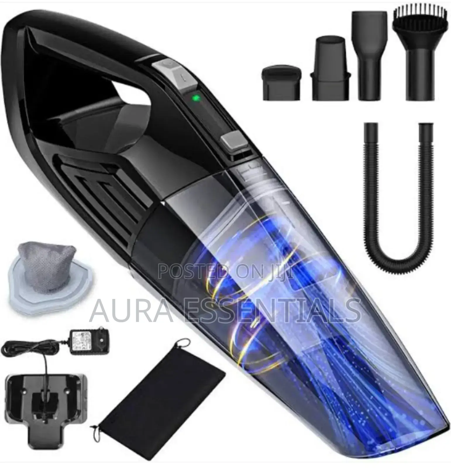 Wireless Black Handheld Vacuum Cleaner