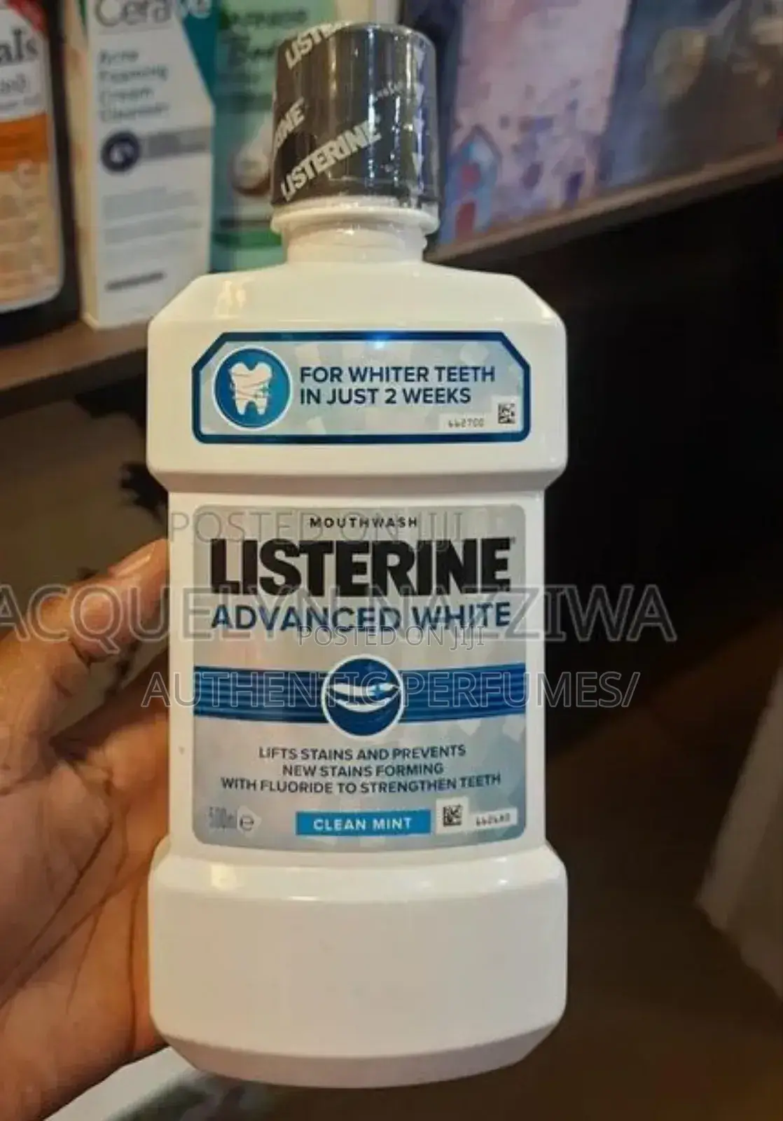 Listeradvanced White Clean Mint Mouth Wash 500ml