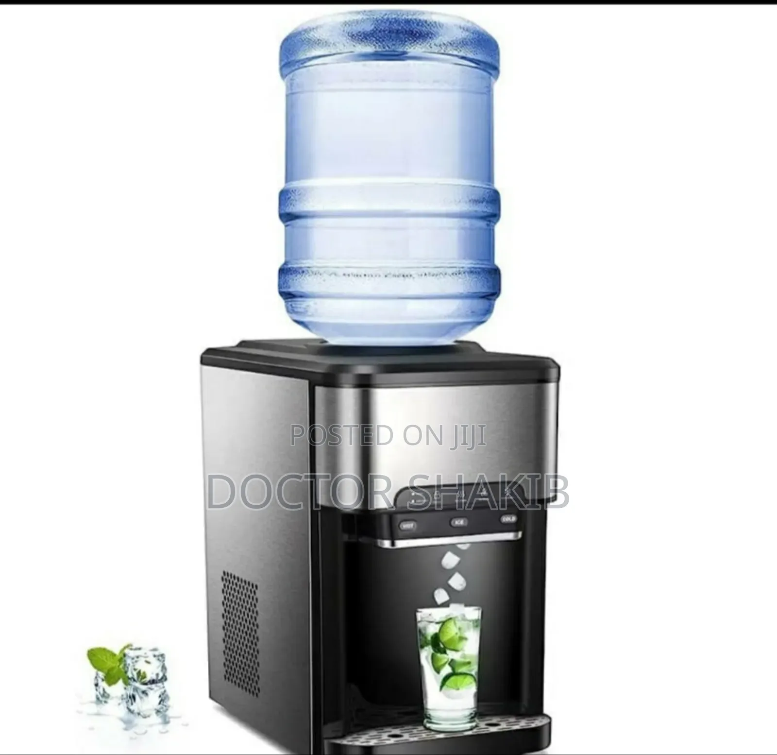 3 in 1 Hicon Instant Ice Cube Maker, Hot and Cold Dispenser