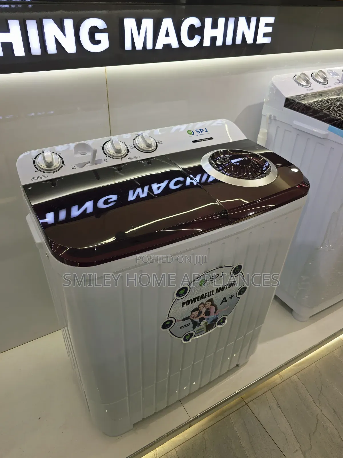 7kgs SPJ Twintub Semi Automatic Washing Machine