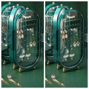 Foldable Luxury Jewelry Storage Box With a Mirror