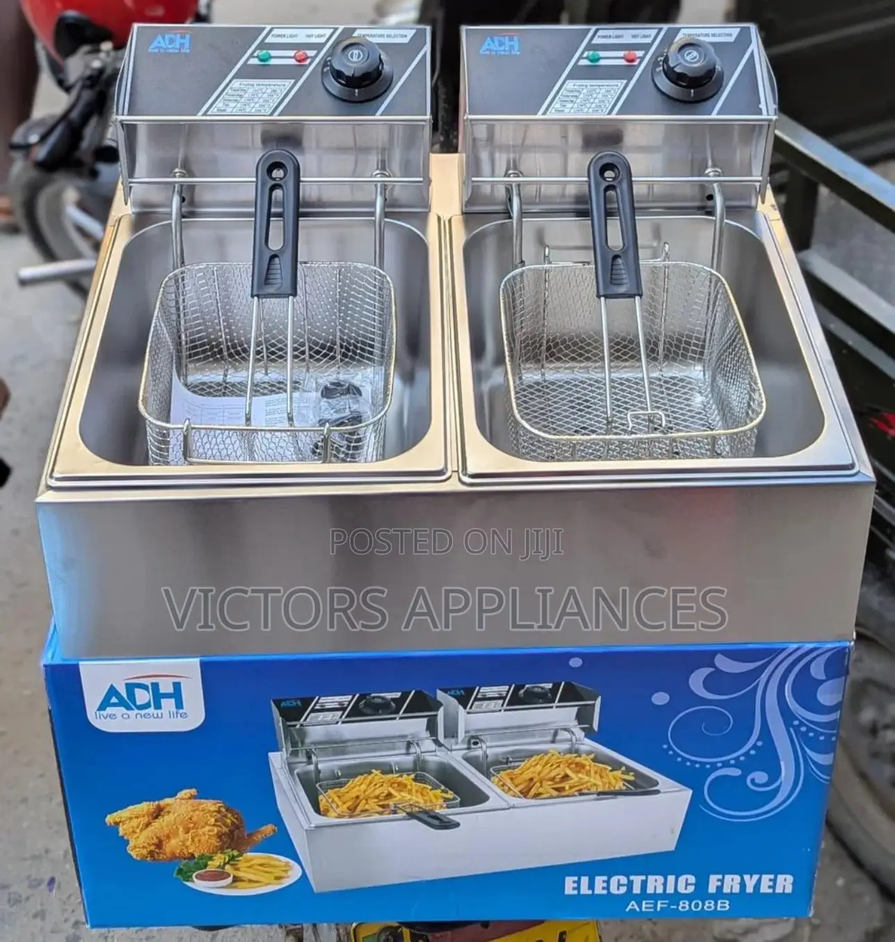 Adh Deep Fryer Double