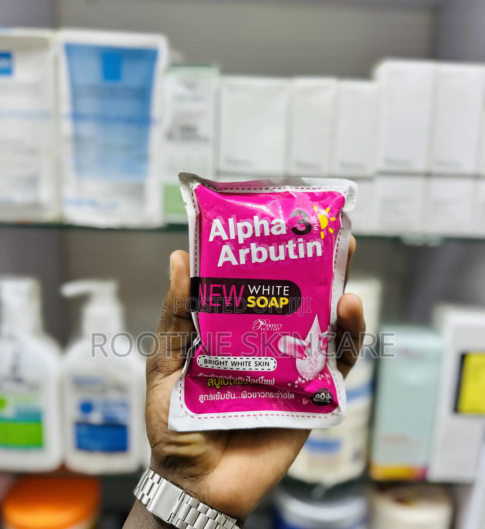 Aplha Aburtin Brightening Toning Body Soap