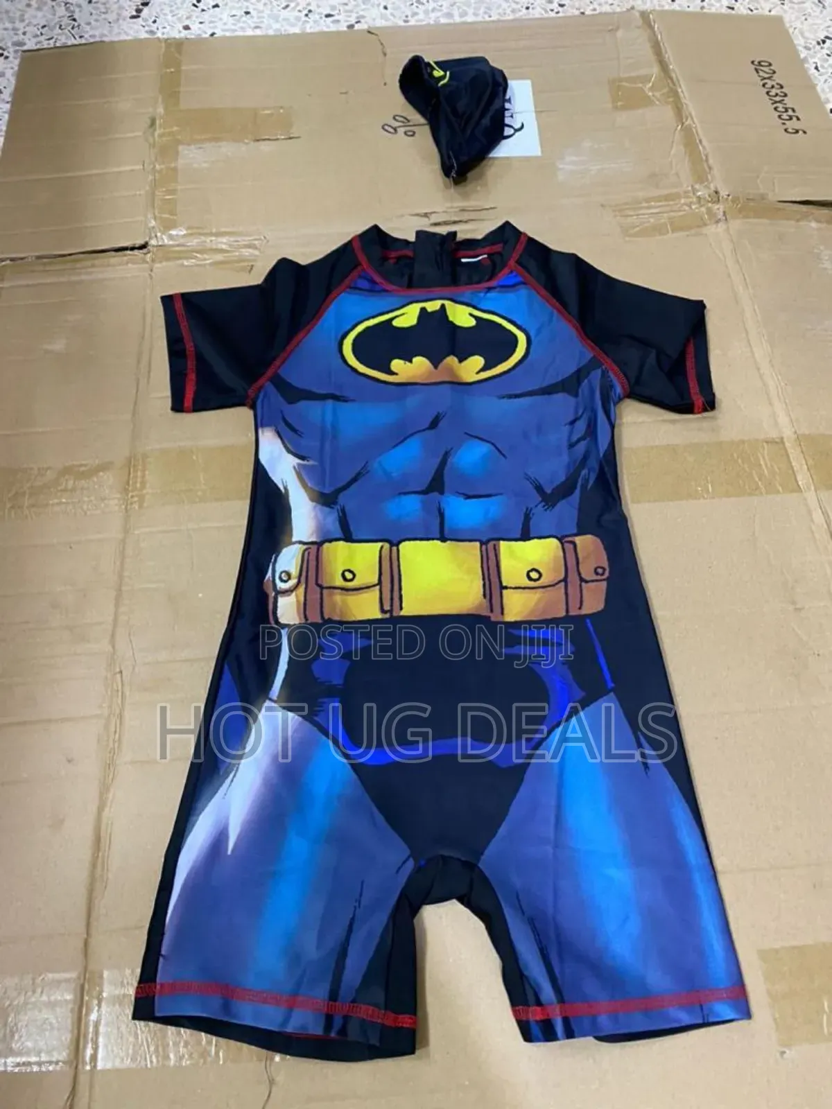 Boys Swimming Costume With Cap (8 _ 14 Years)