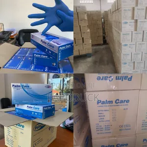 A Carton of Powder Free Nitrile Examination Gloves