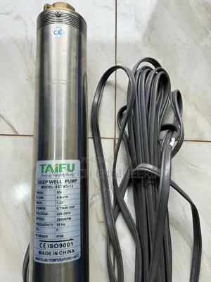 Ac Submersible Water Pump 93m Head With 20m Cable, 1hp 4.8m3